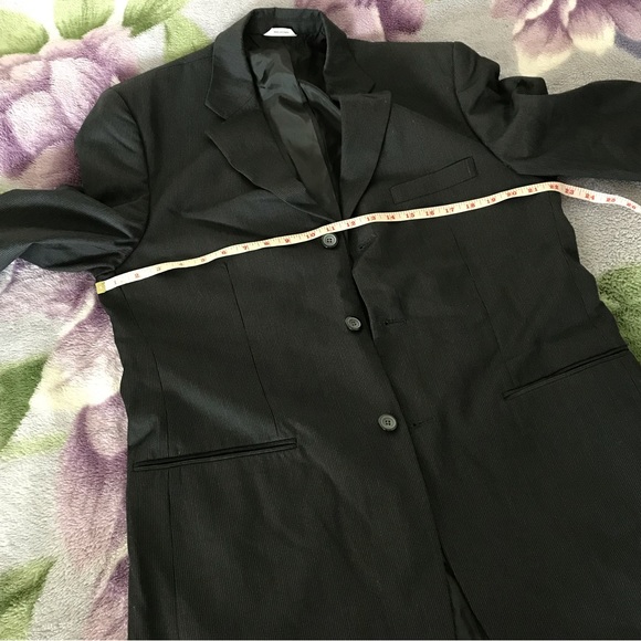 Retro Brand Dark Gray Men’s Suit Jacket - Picture 11 of 13